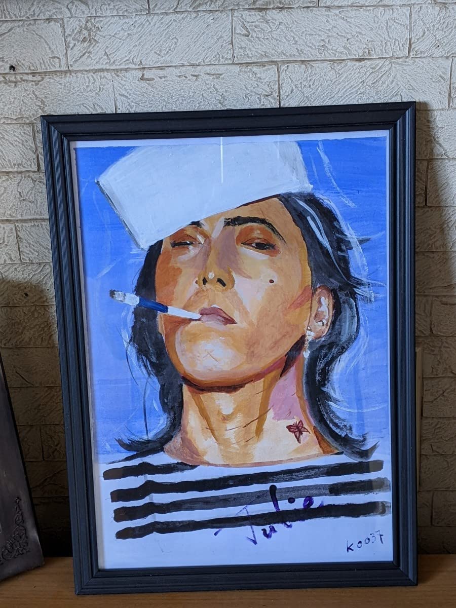 手描き絵画 イラスト 原画 絵 手描き アナログ オリジナル 創作 ポストカード 水彩